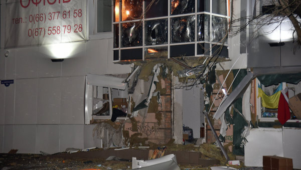 Взрыв в центре помощи украинской армии в Одессе
