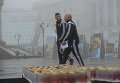 Футболисты Сент-Этьенн на Майдане Незалежности