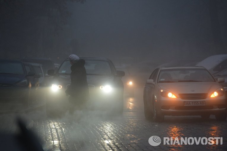 Туман в Киеве