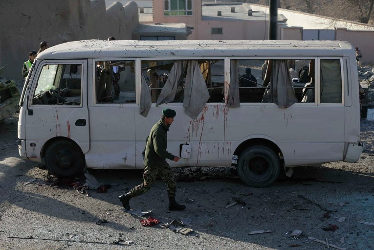 На месте теракта в Кабуле