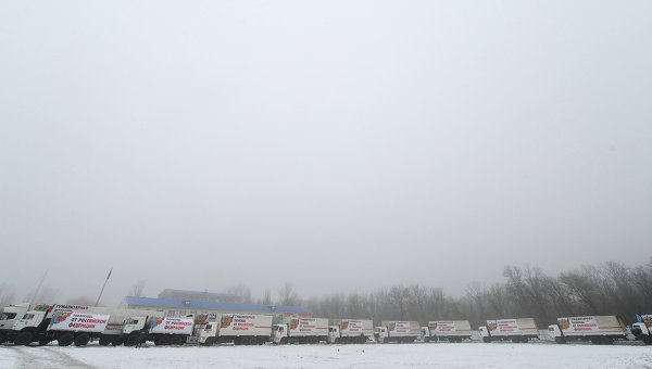 Девятый российский гуманитарный конвой для Донбасса формируется в Ростовской области