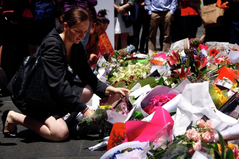 Мероприятия по почтению памяти погибших в Сиднее