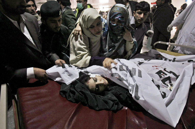 Жертва теракта в Пакистане