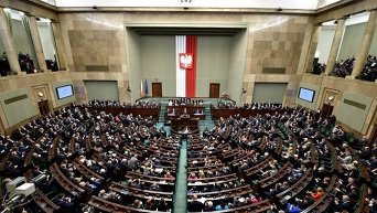Выступление Петра Порошенко в парламенте Польши
