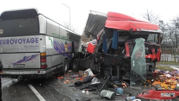 Авария автобуса на Волыни