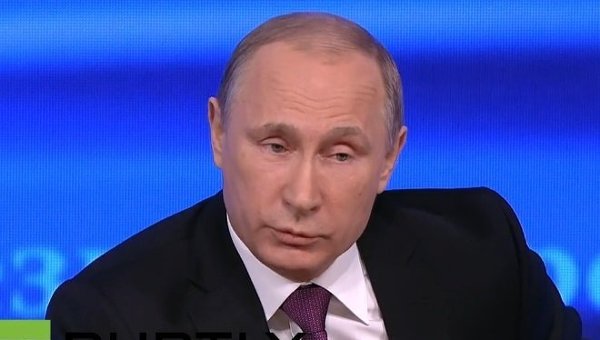 Владимир Путин на десятой пресс-конференции