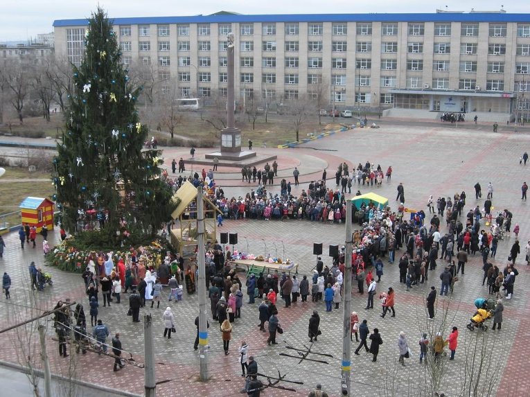 Главная елка Луганской области