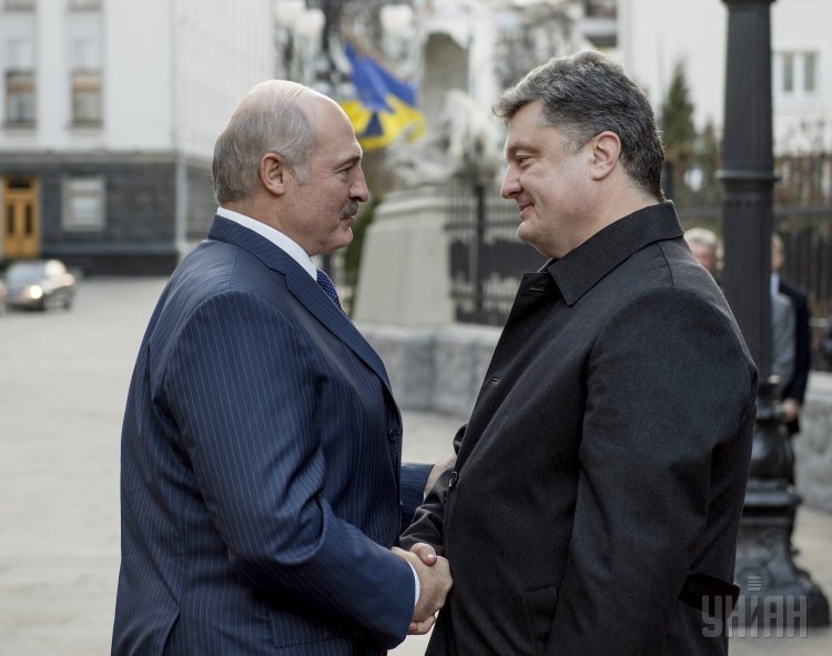 Переговоры Петра Порошенко и Александра Лукашенко, в Киеве