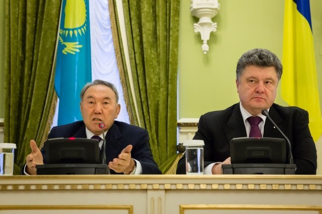 Петр Порошенко и Нурсултан Назарбаев