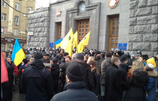 Митинг в Харькове