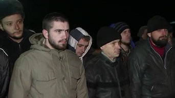 Встреча Порошенко с освобожденным силовиками