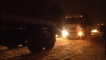 Под Одессой из заносов вытащили 320 авто