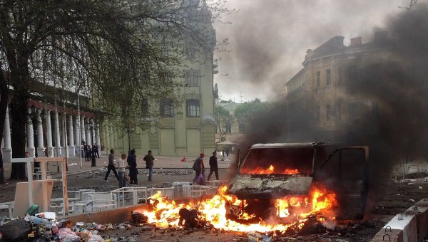 Массовые беспорядки в Одессе 2 мая. Архивное фото