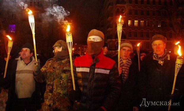 Бандеровский марш в Одессе