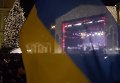Новый год на Софийской площади в Киеве. Видео