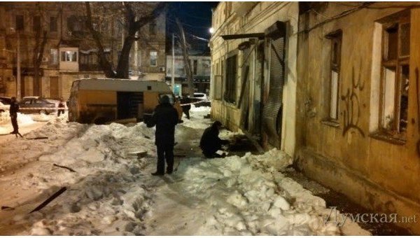 Взрыв в Одессе 4 января 2015