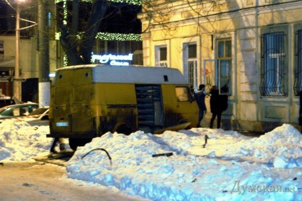 Взрыв в Одессе возле Координационного центра помощи бойцам АТО