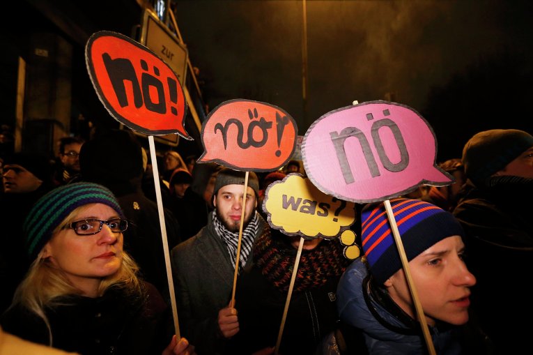 В Германии протестуют против проявлений ксенофобии и экстремизма