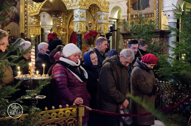 Рождественское богослужение во Владимирском соборе