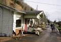 Мощный оползень в штате Вашингтон разрушил несколько жилых домов