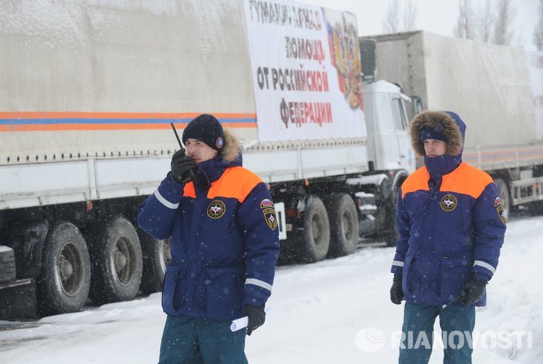 Российский гумконвой для Донбасса начал движение к границе