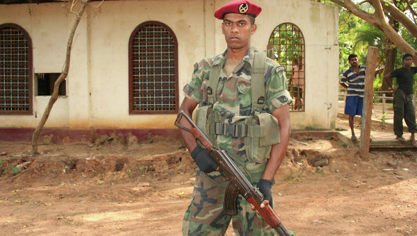 Спецназовец на севере Шри-Ланки