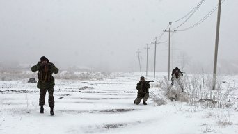 Бойцы ополчения Донбасса