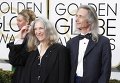 Патти Смит и Ленни Кайе на церемонии вручения наград Золотой глобус