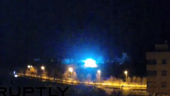 Взрывы в районе аэропорта Донецке. Видео