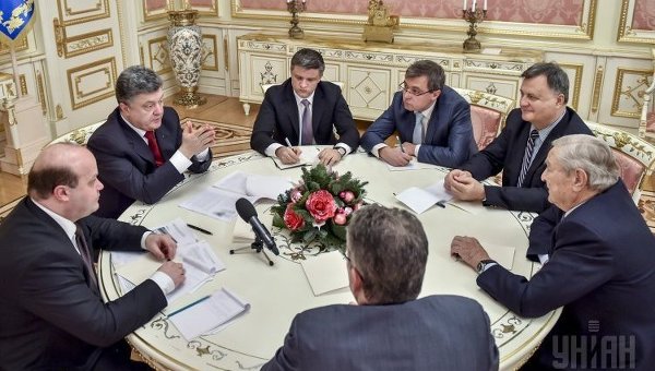 Встреча Порошенко и Сороса в Киеве