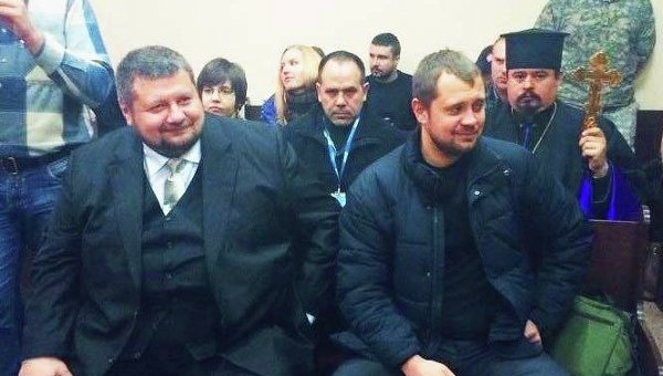 Игорь Мосийчук и Владимир Шпара в зале суда