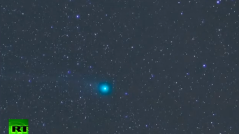Астрономы-любители засняли зеленую комету Лавджоя. Видео