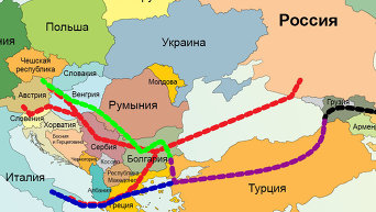 Поставки Газпрома в Европу в обход Украины