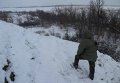 Боец полка Азов в Донецкой области