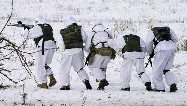Учения украинских военнослужащих. Архивное фото