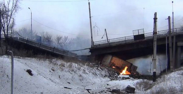 Путиловский мост в Донецке