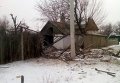 Артобстрел города Алмазное в Луганской области