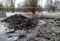Артобстрел города Алмазная в Луганской области