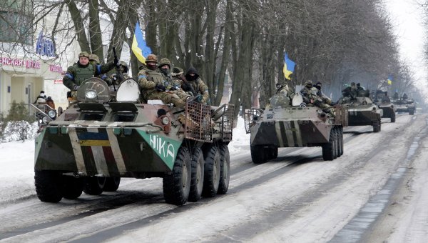 Украинские военные в Донбассе. Архивное фто