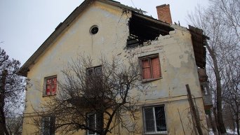 Обстрел города Счастье Луганской области