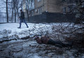 Погибшиий в результате обстрелов в Донецке (18+)