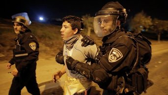Столкновения арабов и полиции на юге Израиля