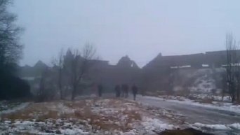 Место взрыва моста в Запорожской области