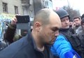 Самосуд над украинским пленным в Донецке