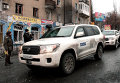 Автомобиль ОБСЕ в Донецке