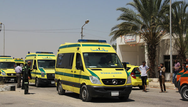 Машины скорой помощи в Египте. Архивное фото
