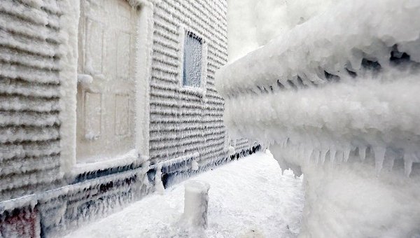 Последствия снегопада в штате Массачусетс