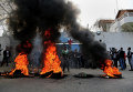 Палестинские протестующие в северной части сектора Газа