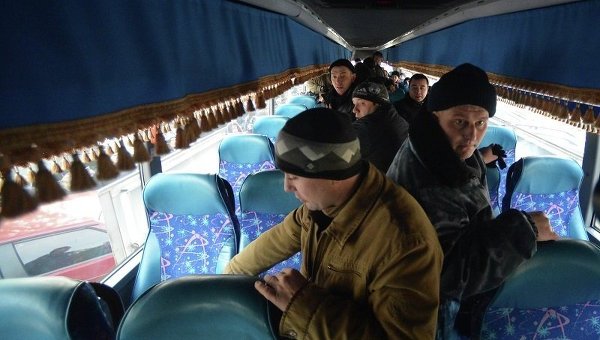 Отправка призывников Деснянского района Киева. Архивное фото
