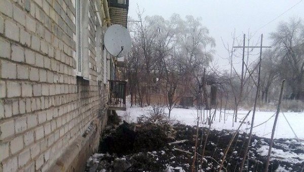 Обстрел Горского в Луганской области